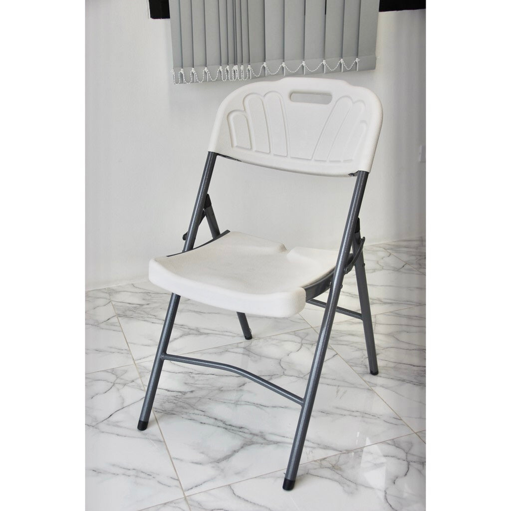 Folding Plastic Chair (Black)