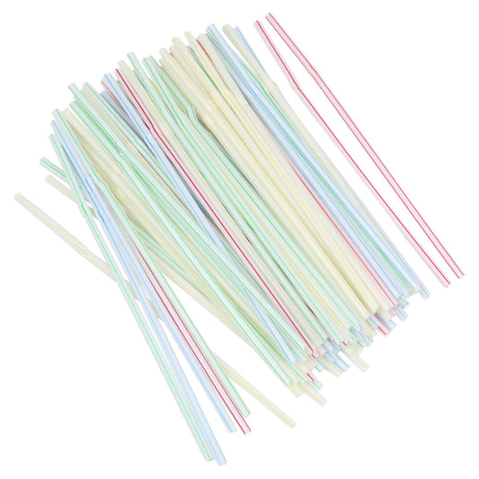 100-Pc Flexible Straws