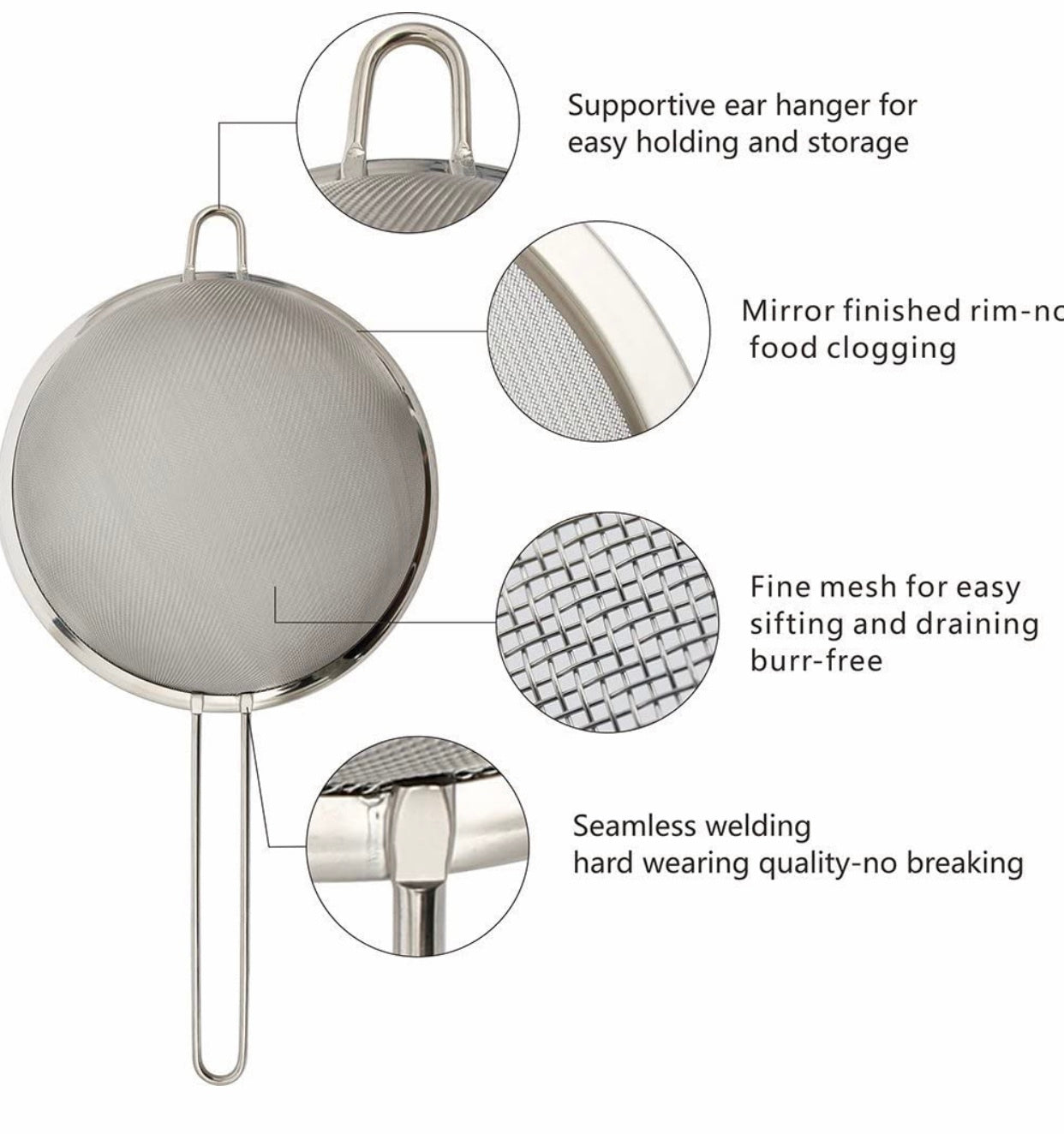 3-Pcs Strainer Set (Large)