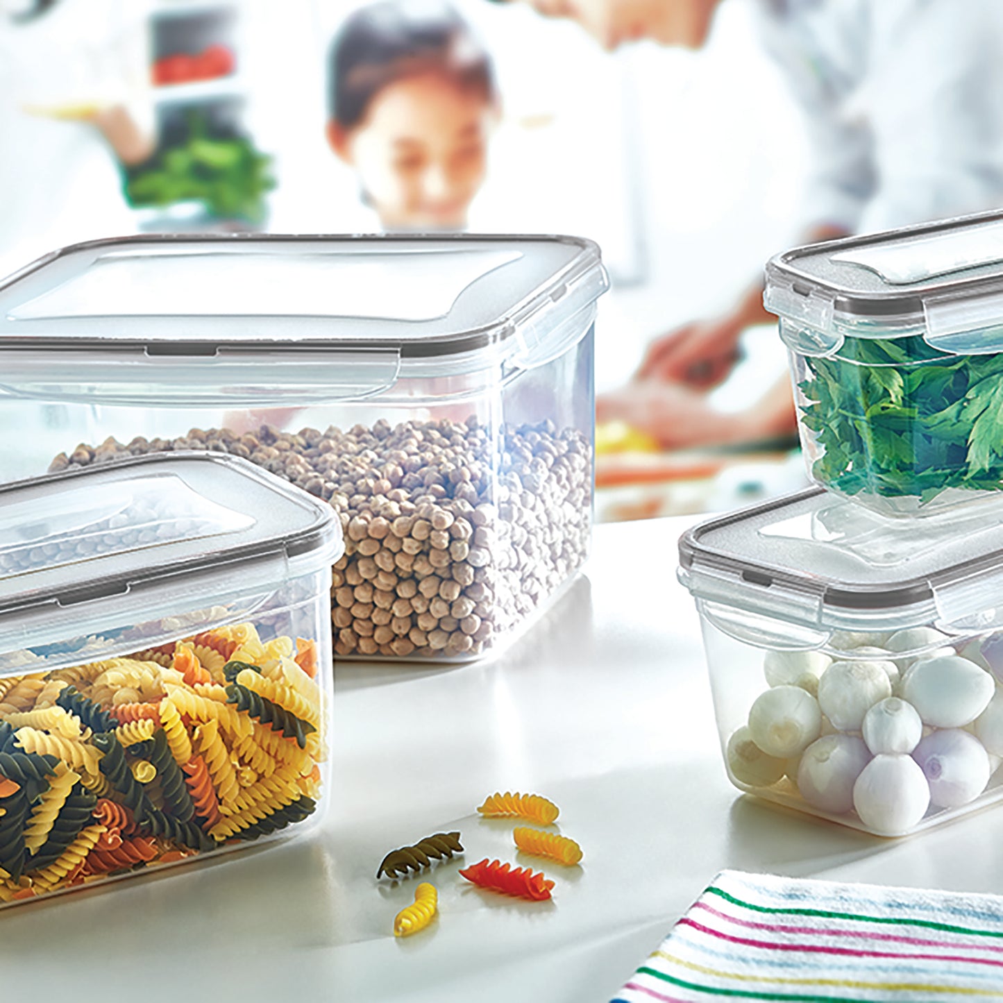 4-Pcs Deep Containers