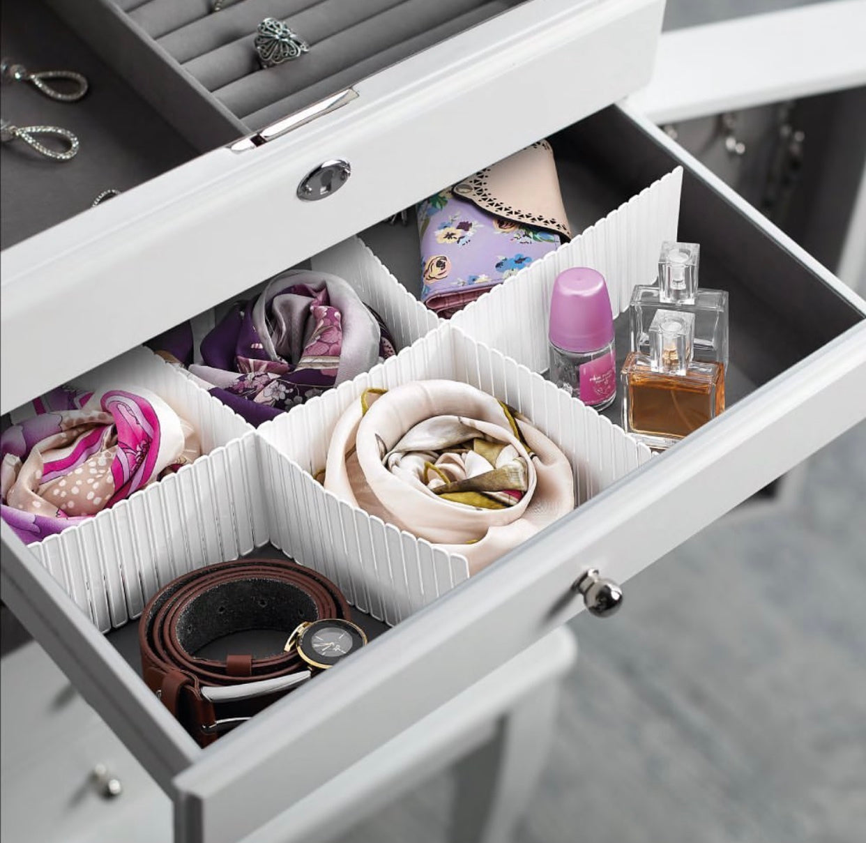 4-Pcs Drawer Dividers