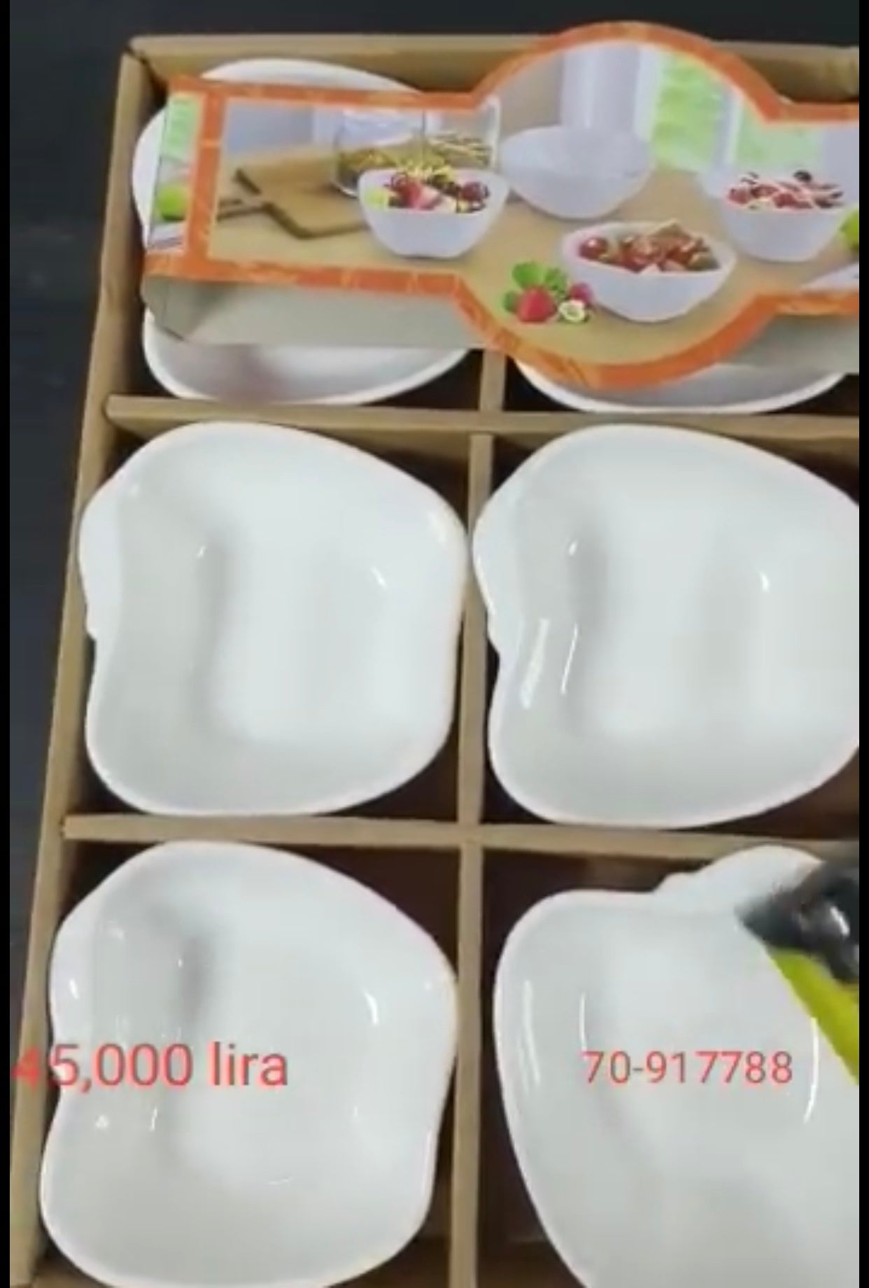 6-Pcs Porcelain Bowls