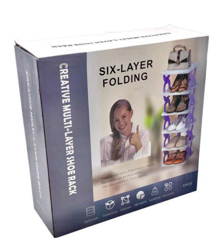 6-Layer Folding Rack