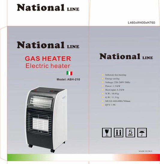Gas & Electric Heater (ABH-210)