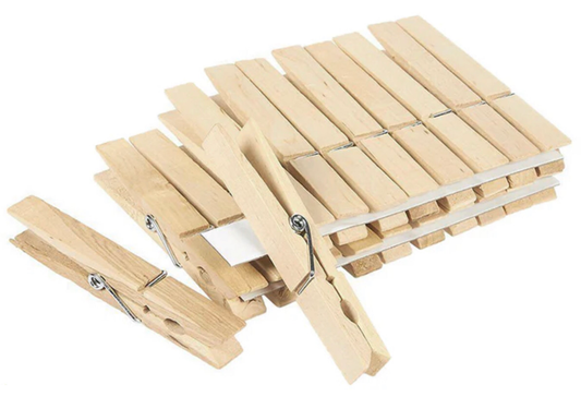 20-Pcs Wooden Pins