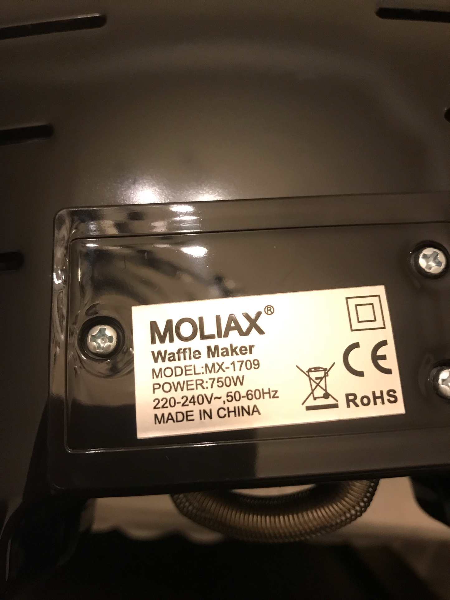 Waffle Maker (MX-1709)