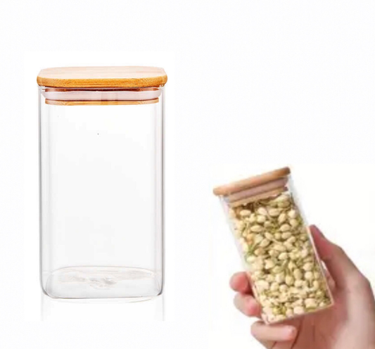 Square Glass Jar (200ML)