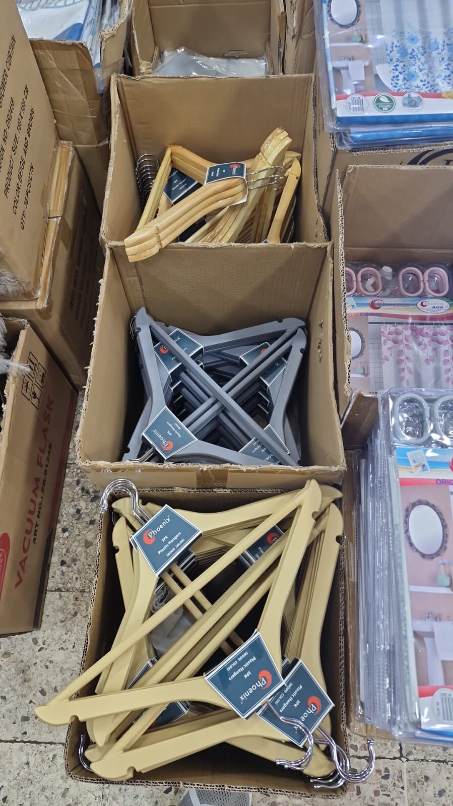 3-Pcs Wooden Hangers