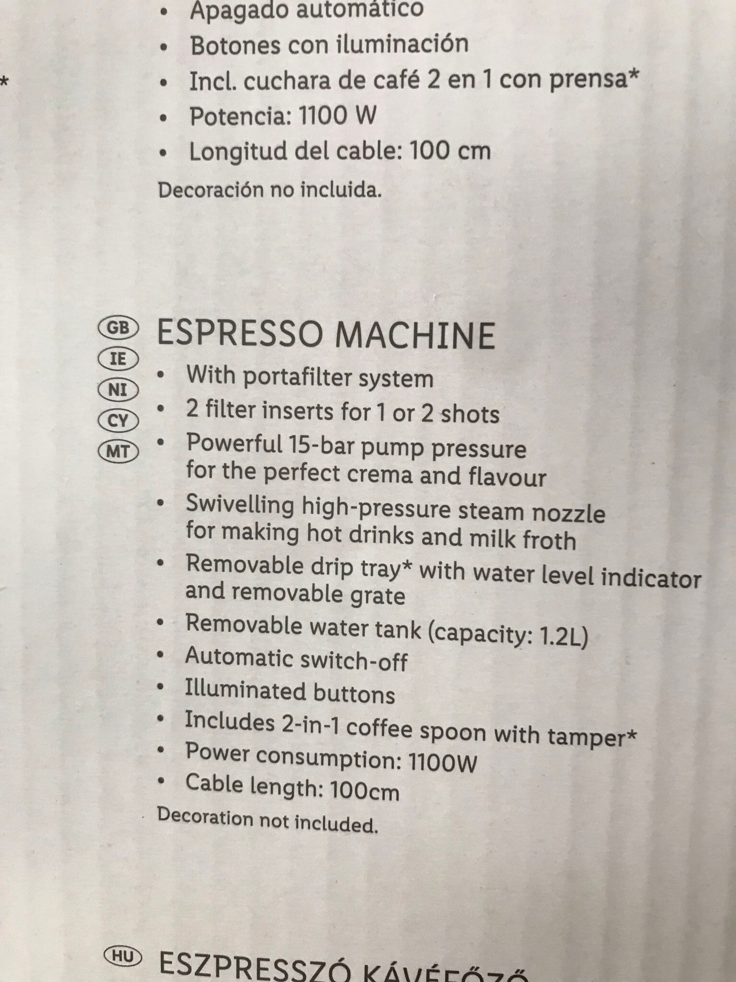 Espresso Machine