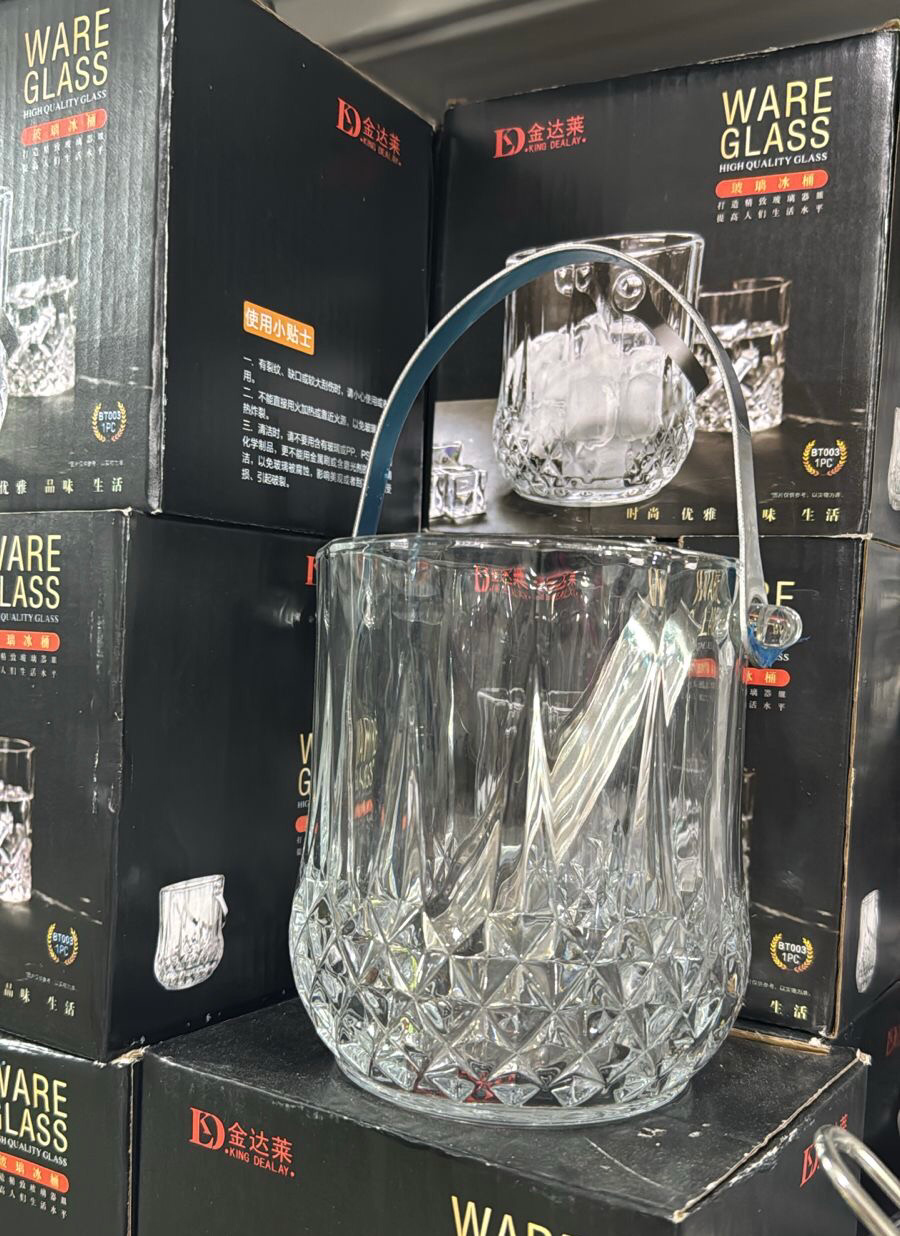 Glass Ice Bucket