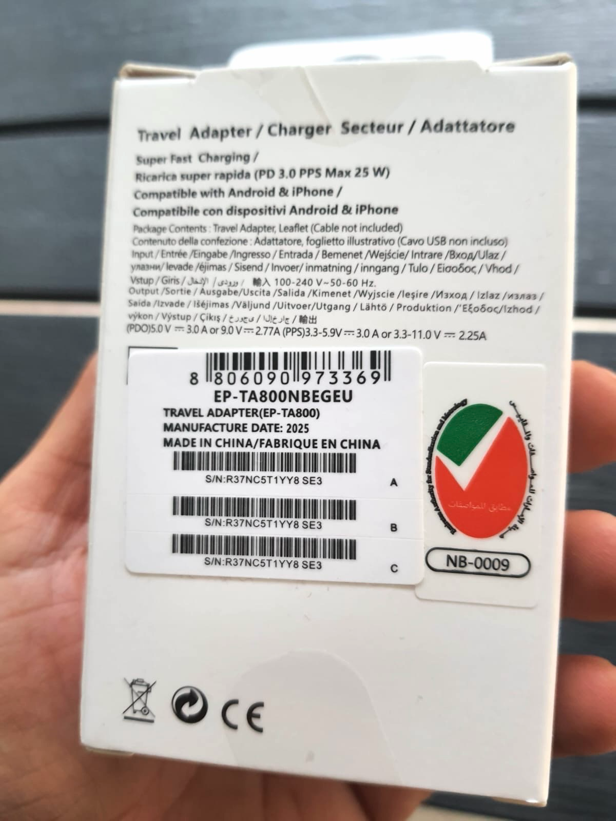25W PD Adapter