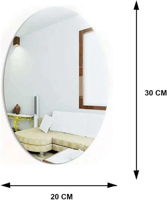 Oval Mirror Sheet (20x30cm)