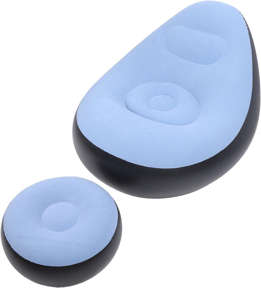 Inflatable Chair W/Stool