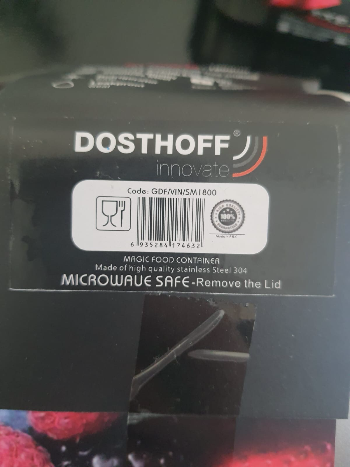 Stainless Steel Food Container