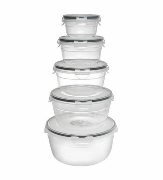 5-Pcs Plastic Food Containers (LC-335)