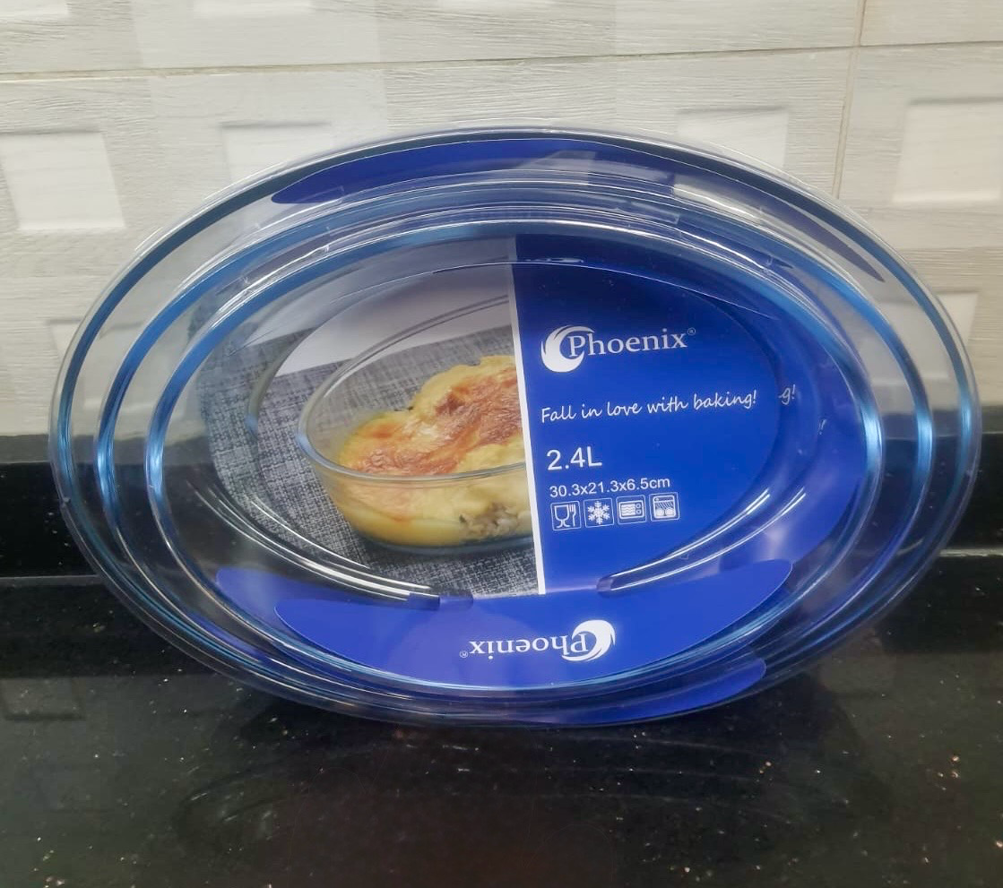 3-Pcs Oval Glass Dishes (ZB-27A)