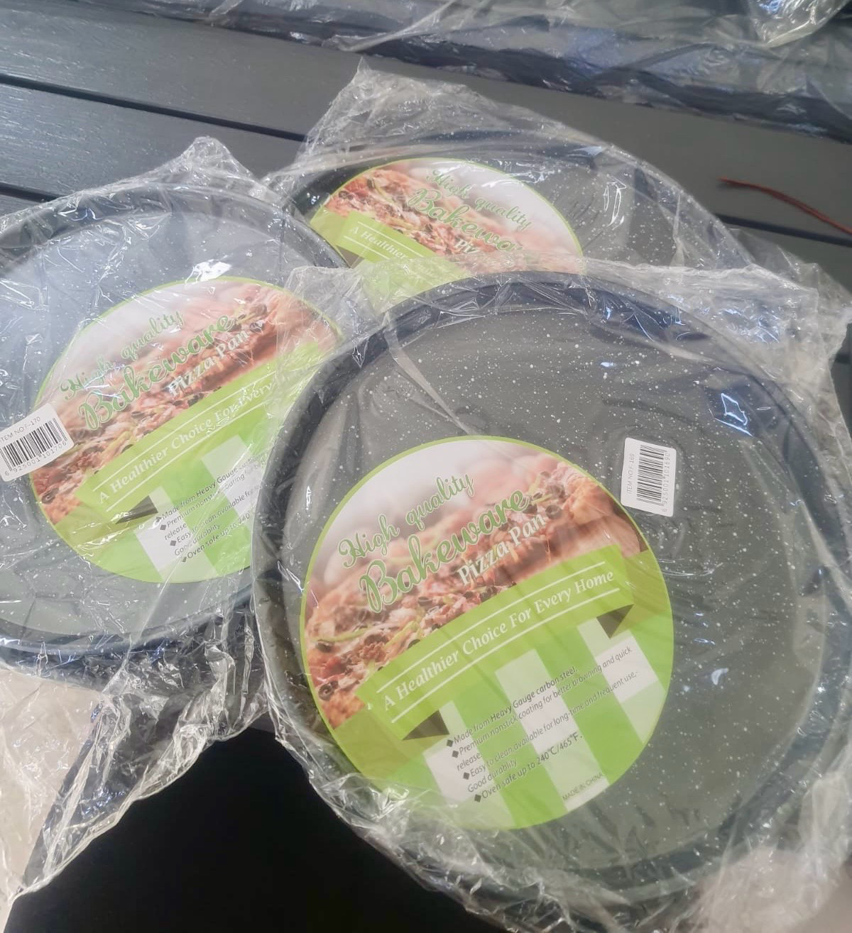 3-Pcs Pizza Pans
