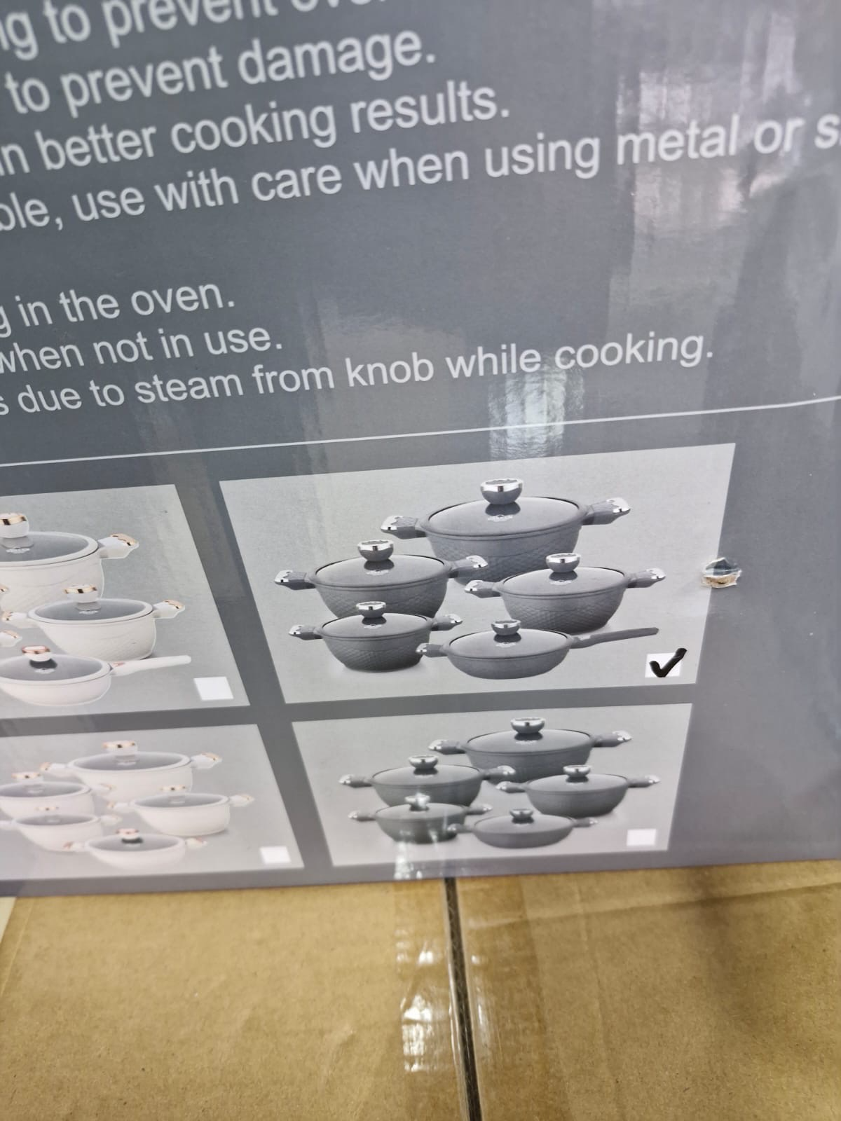 Cookware Set (VK-1409) - Gray