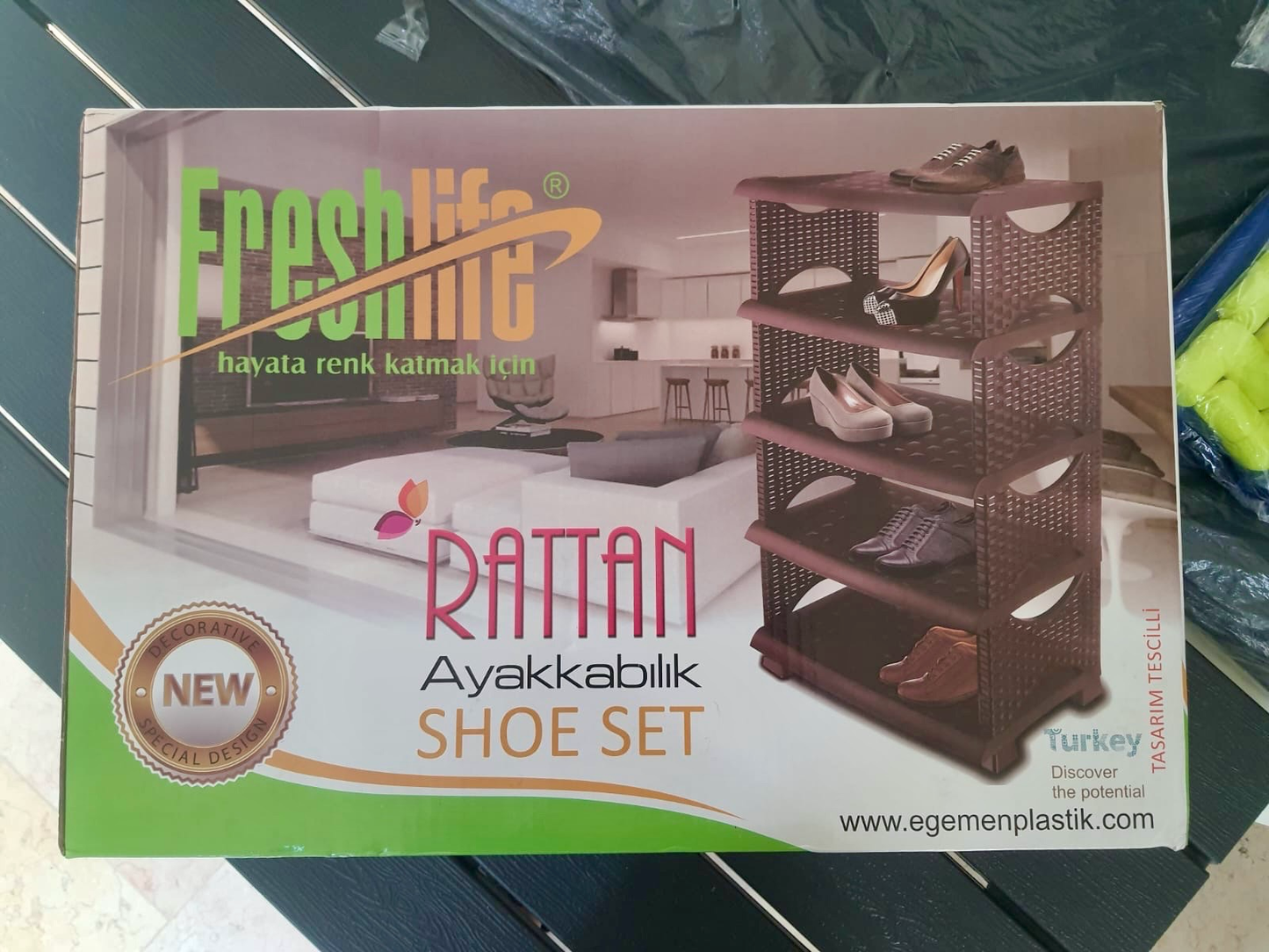 Rattan Plastic Rack