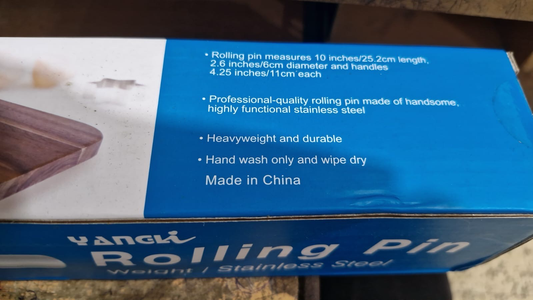 Stainless Steel Rolling Pin