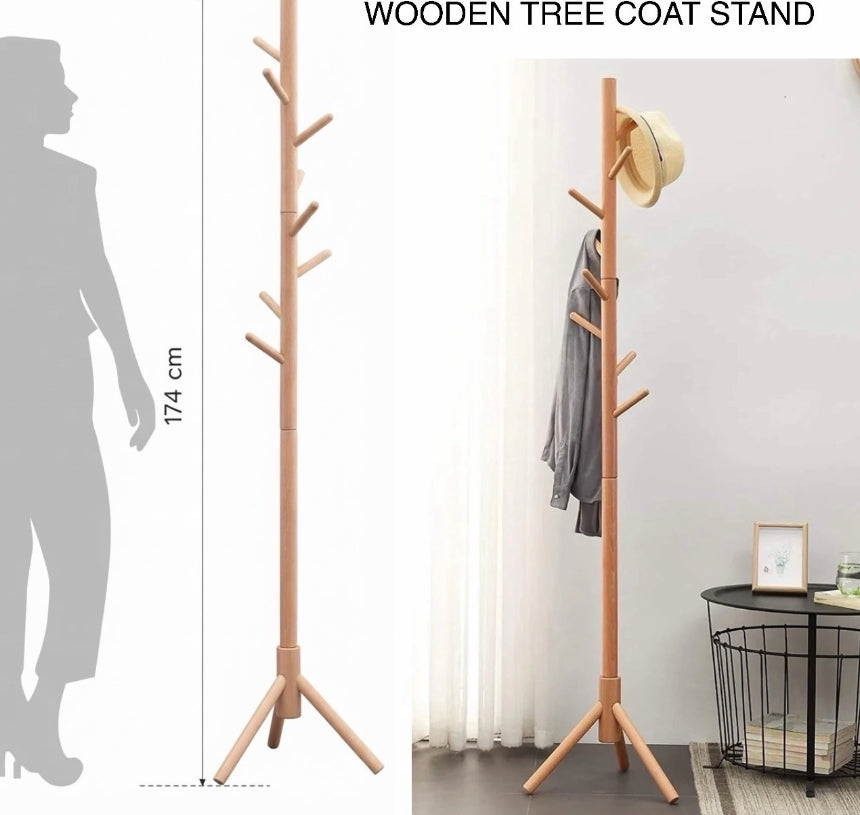 Wooden Tree Coat Stand (170)