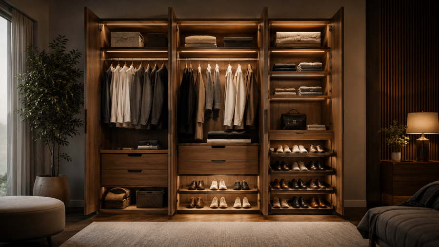 Shoe Racks & Wardrobes