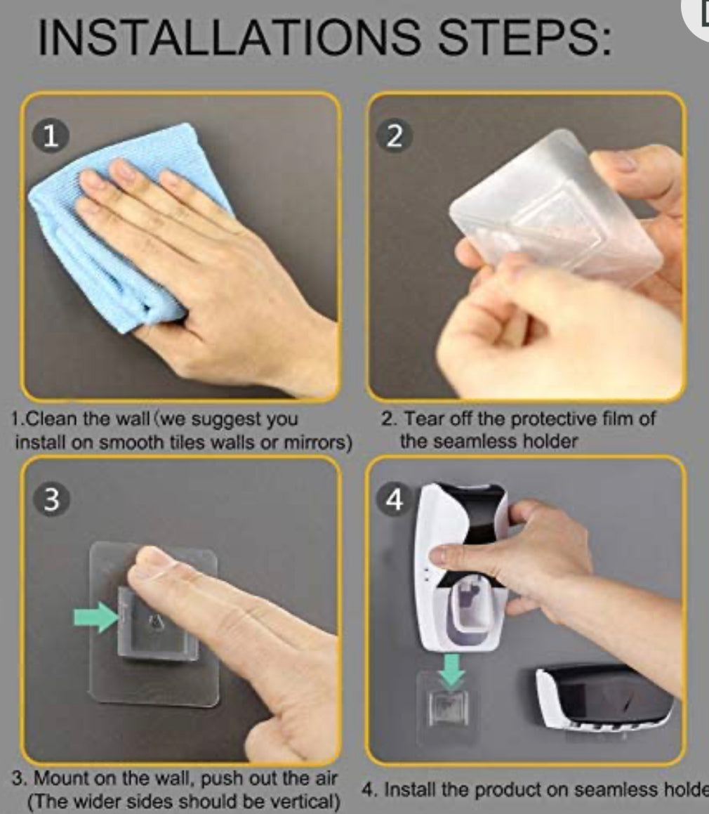 Toothpaste Holder Set