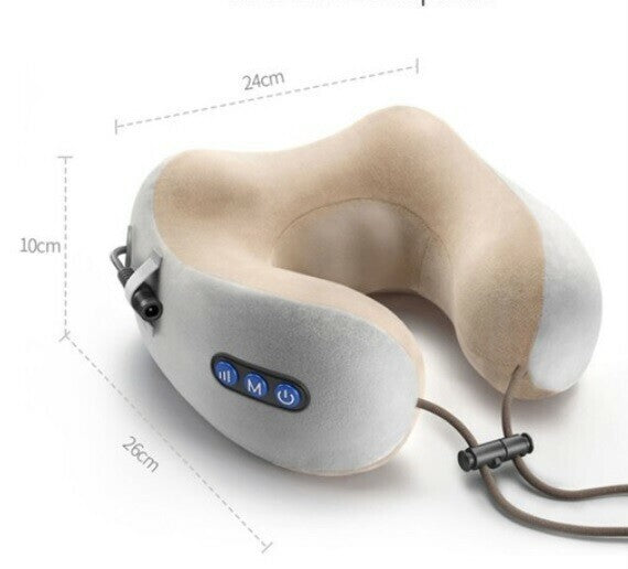 U-Shaped Massage Pillow- Pink