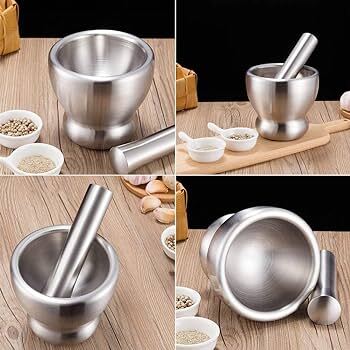 Metal Mortar & Pestle