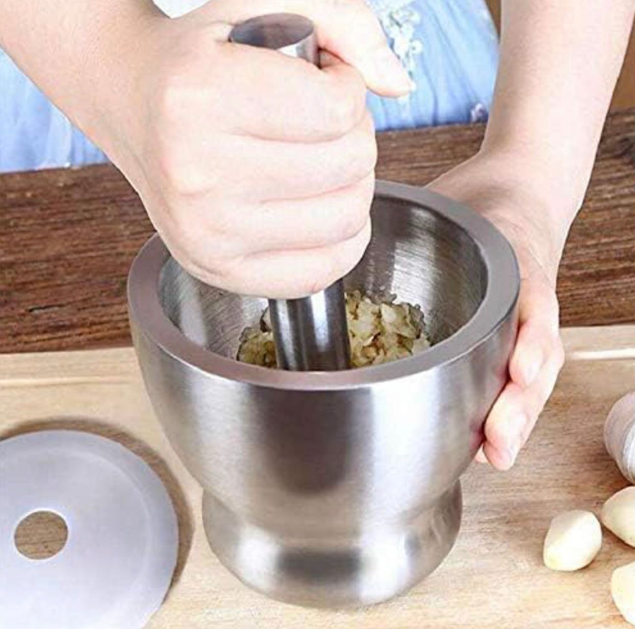 Metal Mortar & Pestle