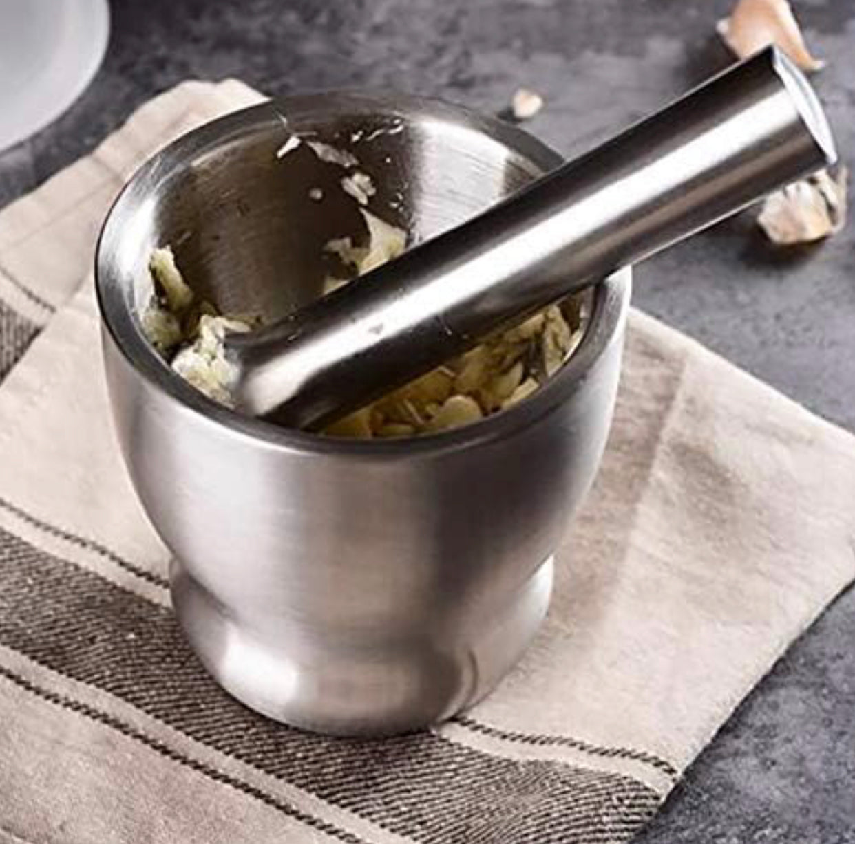 Metal Mortar & Pestle