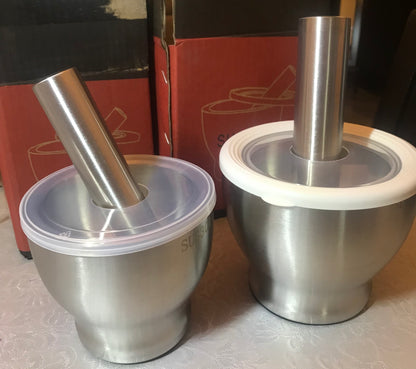 Metal Mortar & Pestle
