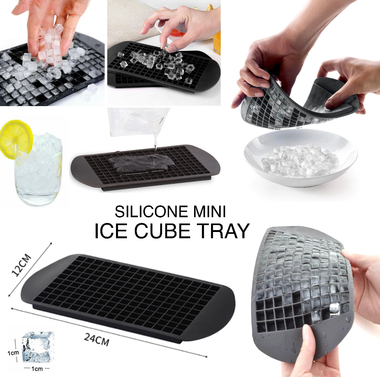 Mini Ice Cube Tray (Blue)