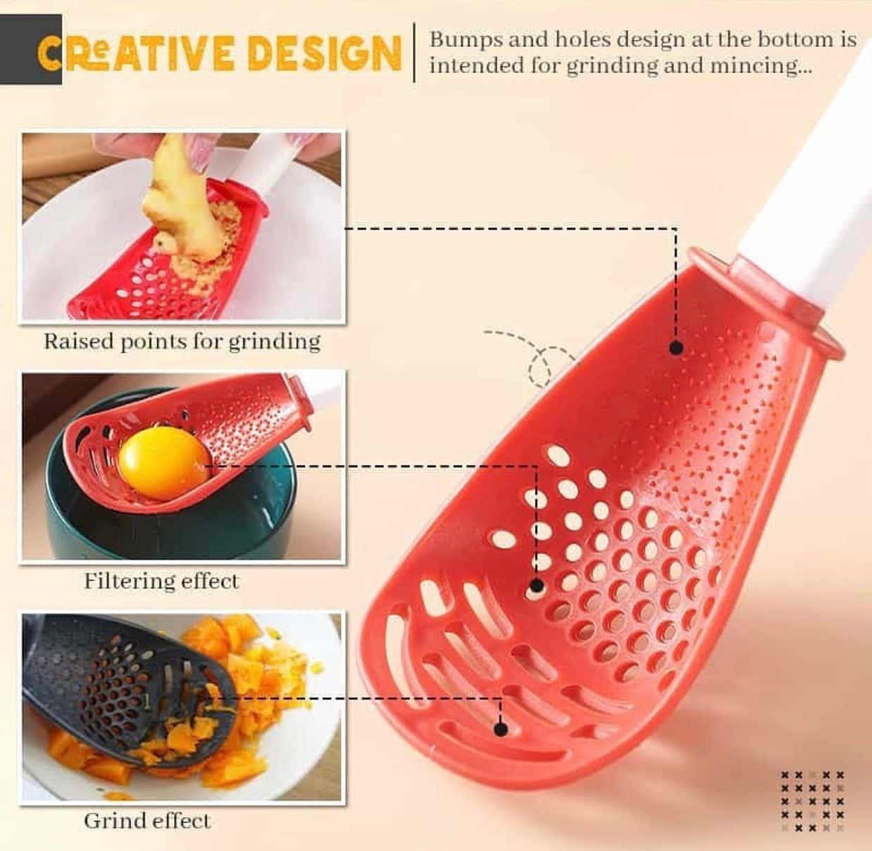 Multi-Purpose Spoon (Red)