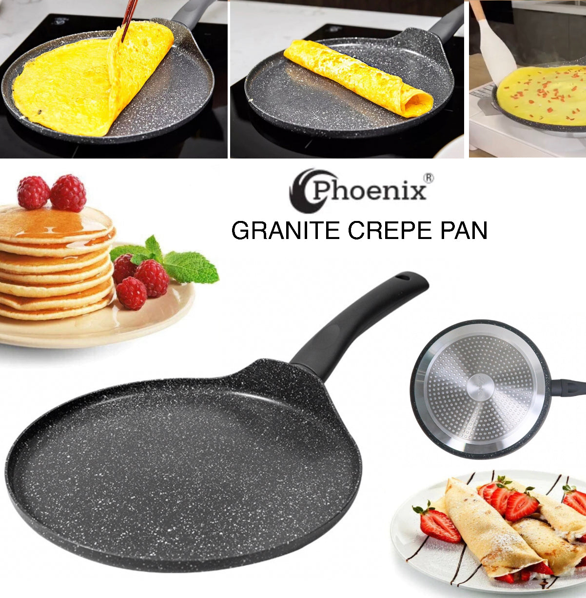 “Phoenix” Crepe Pan