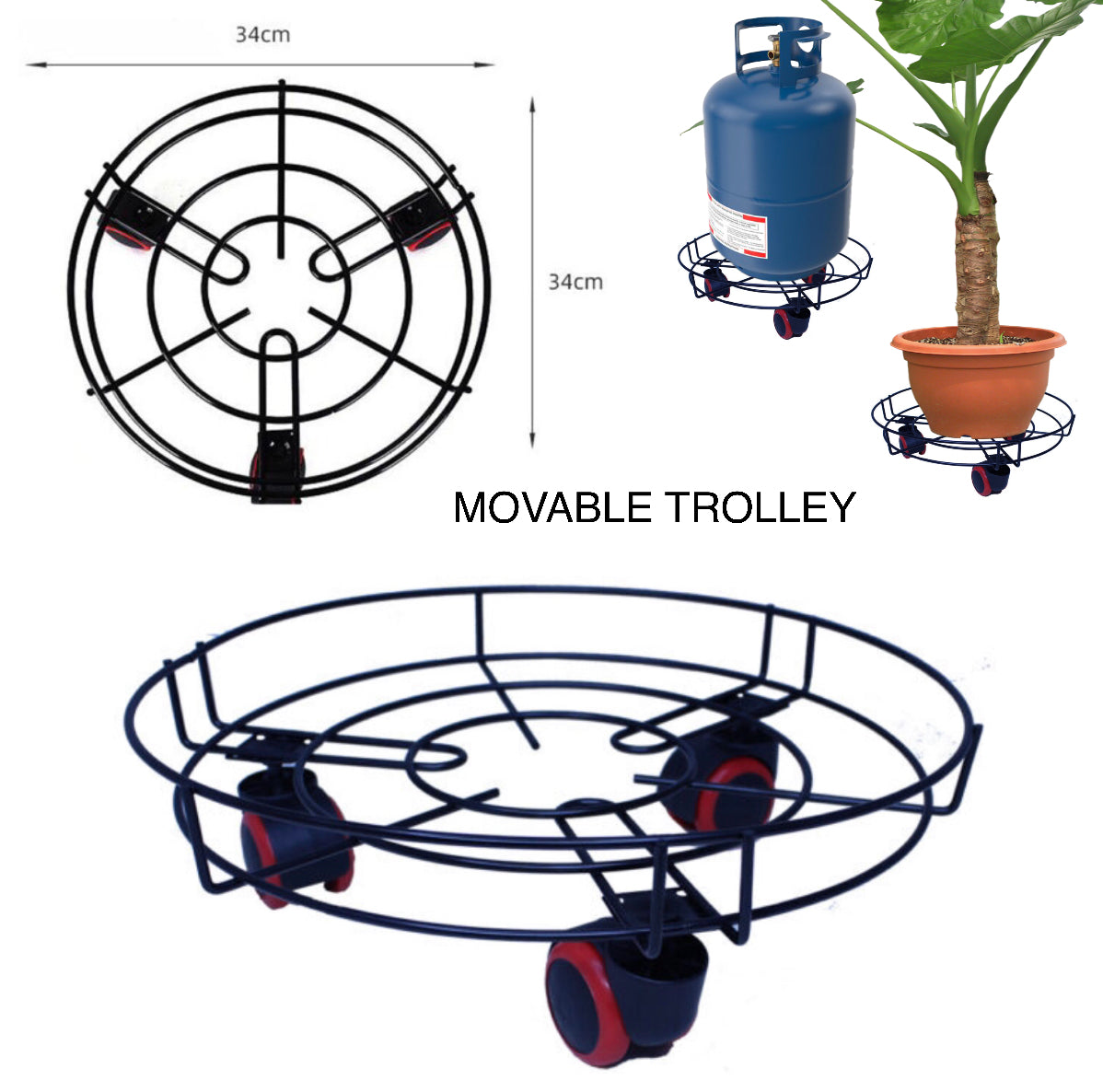 Movable Trolley (High Quality)