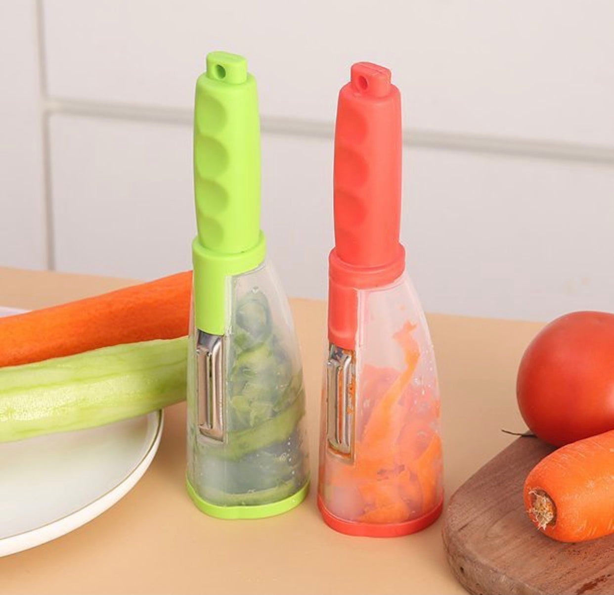 Peeler With Container