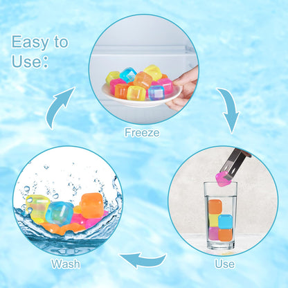 Reusable Ice Cubes (Colorful)