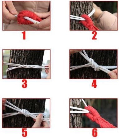 Rope Tree Hammock (blue)