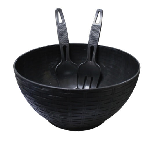 Salad Bowl With Spoon&Fork