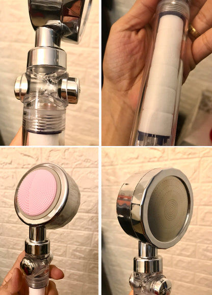Silicone Back Shower Head