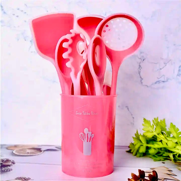 Silicone Utensil (Red/White)