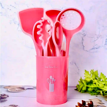 Silicone Utensil (Red/White)