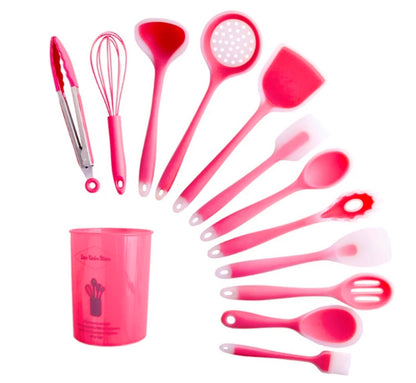 Silicone Utensil (Red/White)