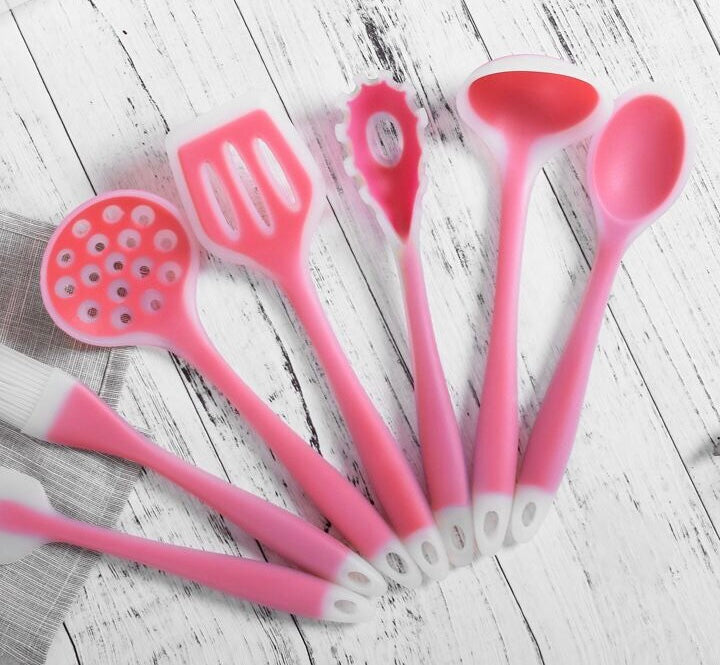 Silicone Utensil (Red/White)