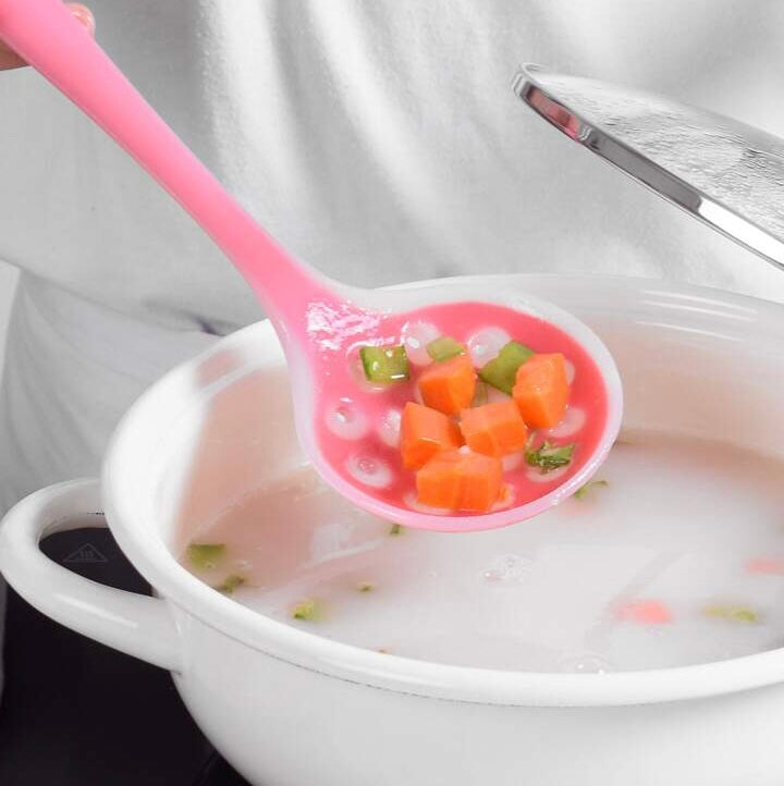 Silicone Utensil (Red/White)