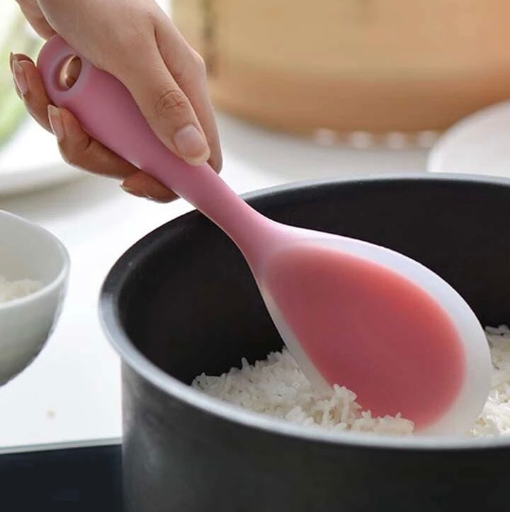 Silicone Utensil (Red/White)