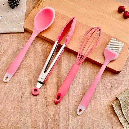 Silicone Utensil (Red/White)