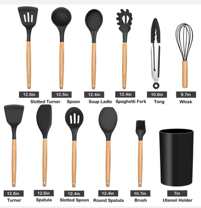 Silicone Utensil Set