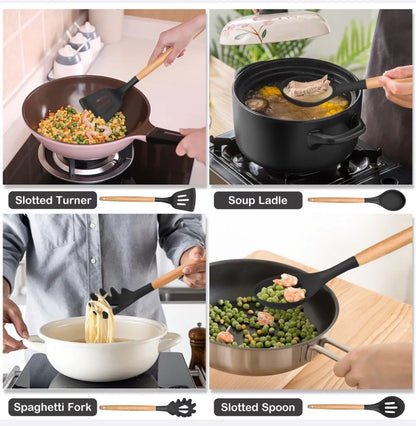Silicone Utensil Set